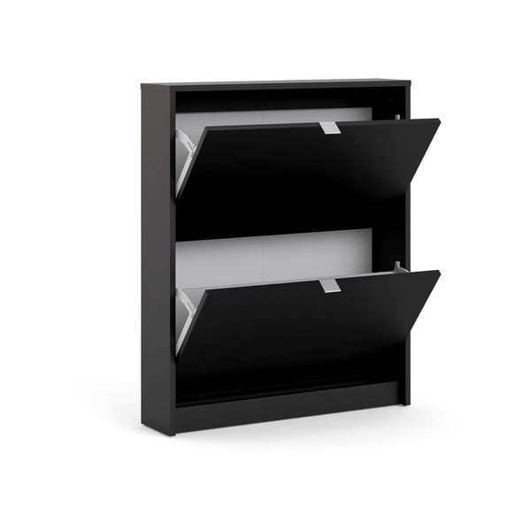 Черна накланяща се стойка за обувки Shoes – Tvilum-image-3