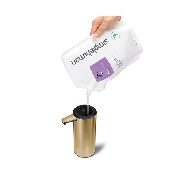 Дозатор за сапун от неръждаема стомана в златист цвят 266 ml - simplehuman-image-1