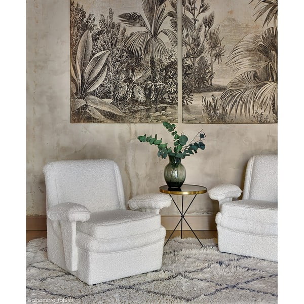 Кремав ръчно изработен вълнен килим подходящ за пране 200x300 cm Berber Soul – Lorena Canals-image-3