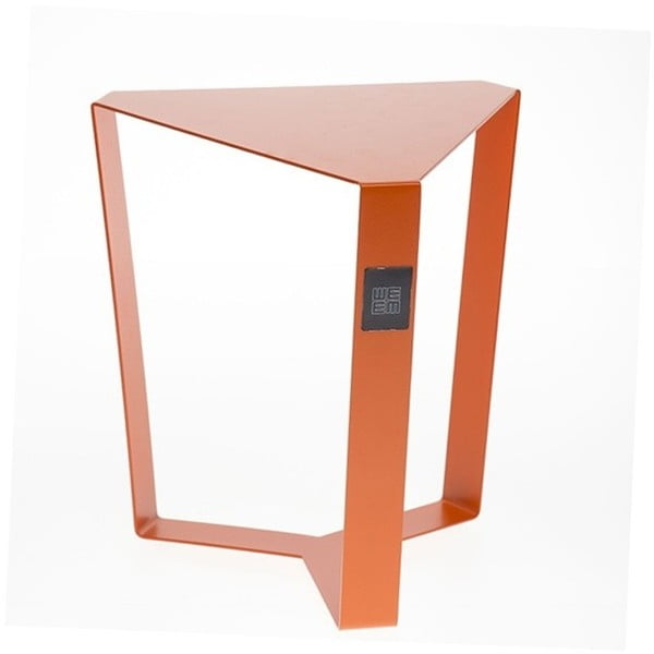 Oranžový odkládací stolek MEME Design Finity, výška 40 cm