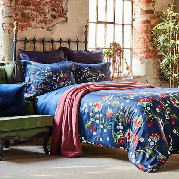 Спално бельо за двойно легло от сатенен памук Frida, 200 x 220 cm - Bella Maison