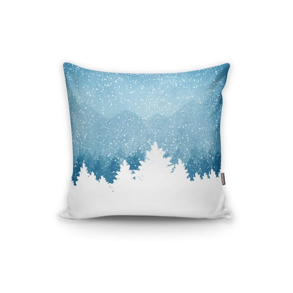 Комплект от 4 коледни калъфки за възглавници и покривка за маса Winter Wonderland - Minimalist Cushion Covers-image-3