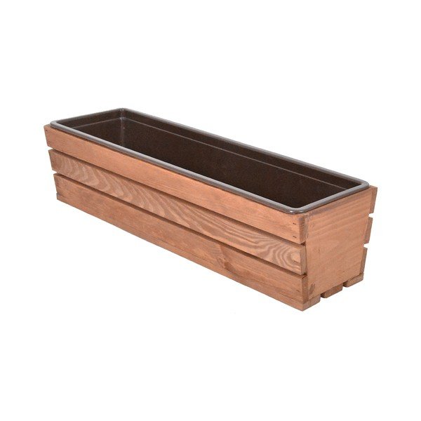 Дървена саксия за цветя 61 cm Modern – Rojaplast-image-1