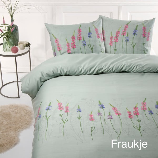 Спално бельо от памучен сатен за двойно легло Fraukje, 200 x 200 cm - Ekkelboom