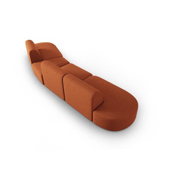 Оранжев диван 412 cm Shane - Micadoni Home-image-4
