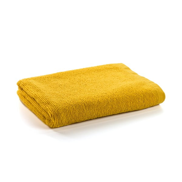 Жълта памучна кърпа за баня , 95 x 150 cm Miekki - Kave Home