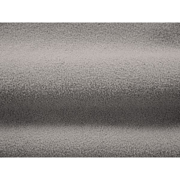 Светлосиво кресло от плат букле Chuck – Micadoni Home-image-4