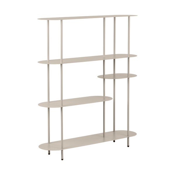Бежов метален стелаж 118x139x31 cm Rieti – House Nordic-image-2