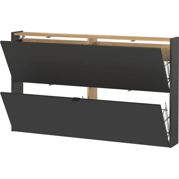 Антрацитна закачалка за обувки с панти Ameca - Germania-image-2