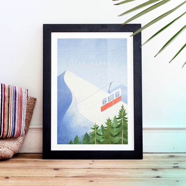 Плакат , A3 Les Alpes - Travelposter-image-1