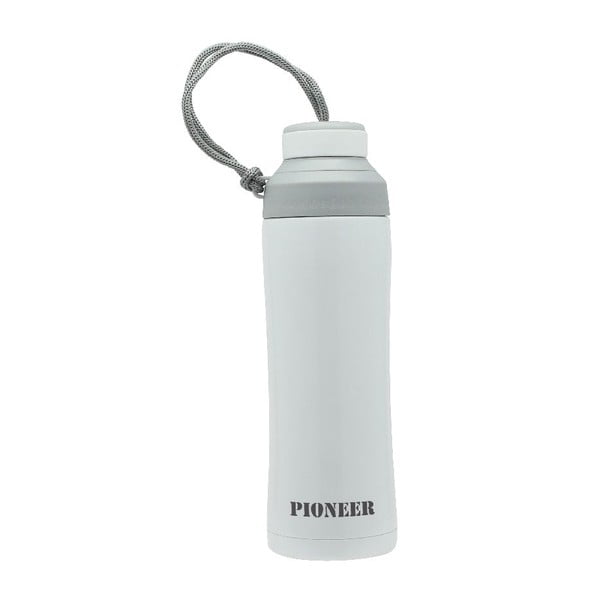 Bílá sportovní lahev Pioneer, 450 ml
