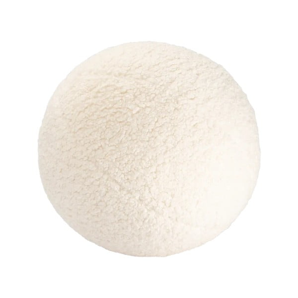 Кремава детска възглавница за диван от букле Ball – Wigiwama