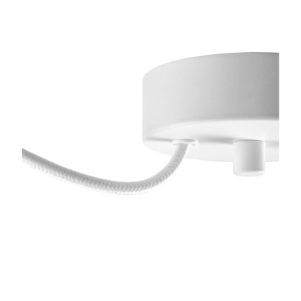 Бяло висящо осветително тяло с две рамена Mika - Sotto Luce-image-3