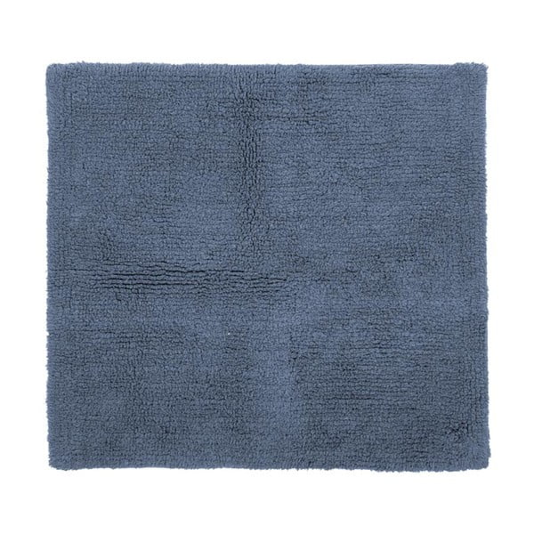 Синя памучна постелка за баня Luca, 60 x 60 cm - Tiseco Home Studio