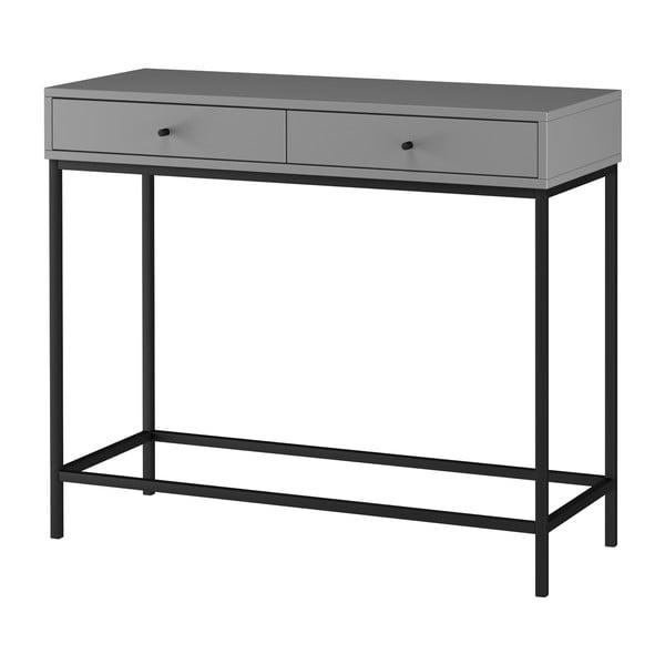 Сива конзолна маса 35x90 cm Celine – Støraa-image-1