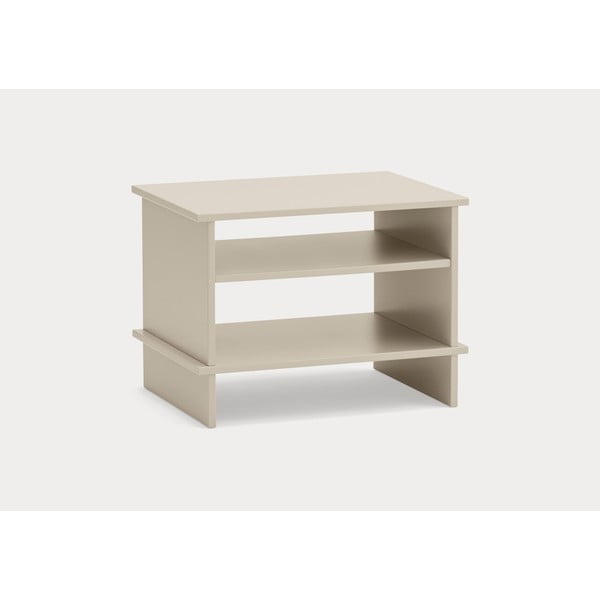 Кремаво нощно шкафче с рафтове Inari – Teulat-image-2