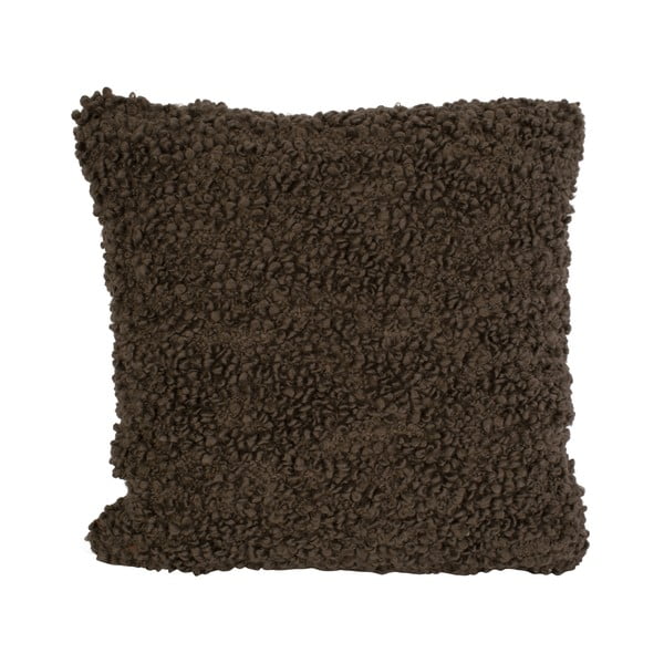 Тъмнокафява памучна възглавница , 45 x 45 cm Purity - PT LIVING