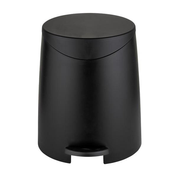 Черно пластмасово кошче за боклук с педал 3 l Portes – Allstar-image-2