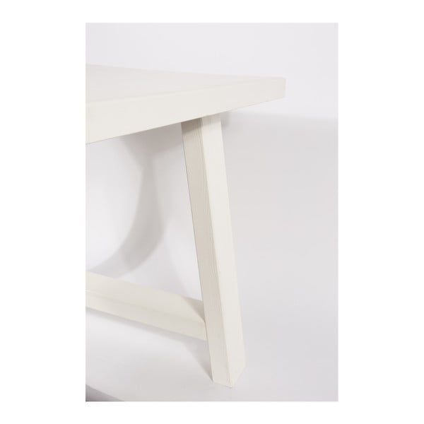 Bílý stůl z masivního dřeva Zuiver A Framed, 200 x 90 cm-image-3