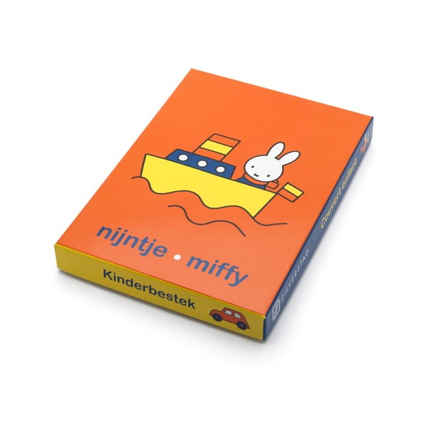 Детски прибори за хранене от неръждаема стомана в сребристо 4 бр Miffy - Zilverstad-image-4