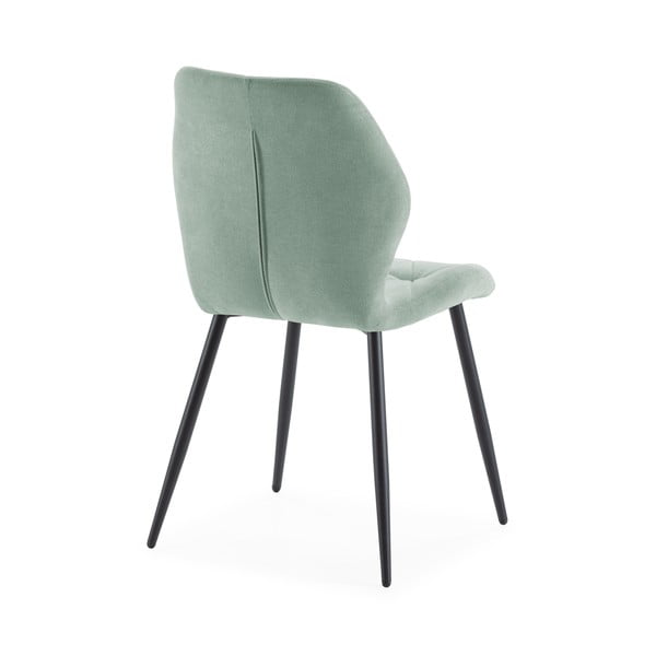 Трапезни столове в комплект от 4 броя в цвят мента Luna - Marckeric-image-4