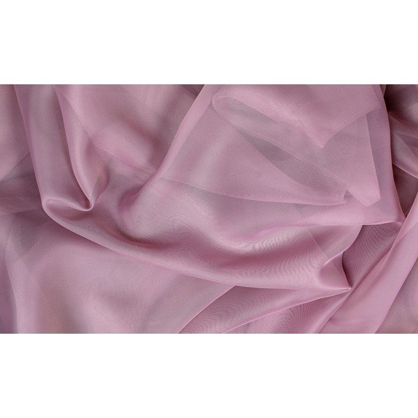 Розова завеса 140x245 cm Voile - Mendola Fabrics-image-1