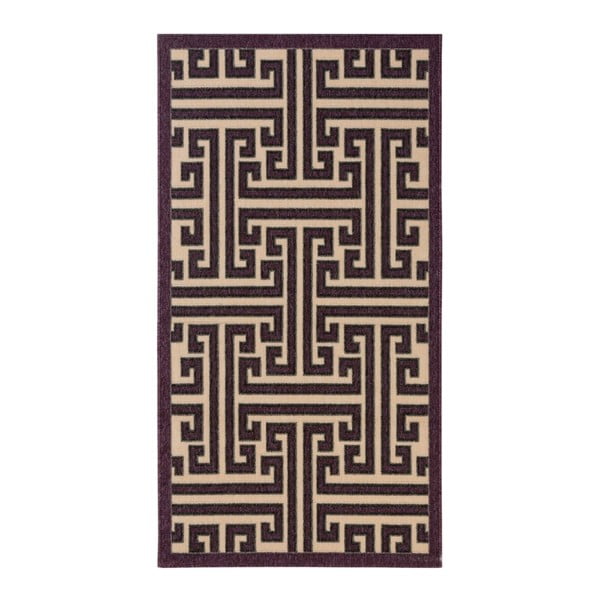Tmavě fialový koberec vhodný do exteriéru Veranda, 150 x 80 cm