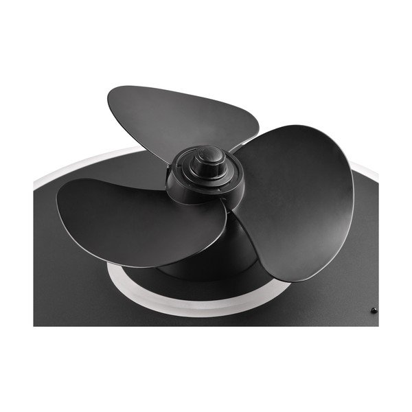 Матово черно LED осветително тяло за таван Nybro – Trio-image-3