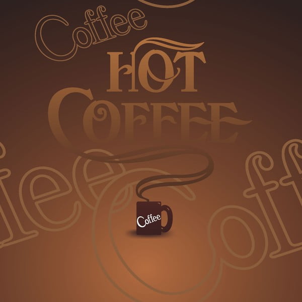 Obraz Hot Coffee, 40x40 cm