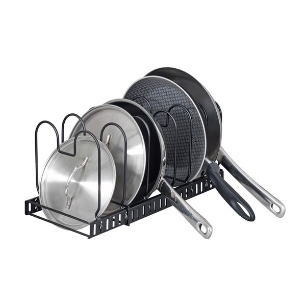 Черна стойка за кухненски прибори Basic - Wenko-image-2