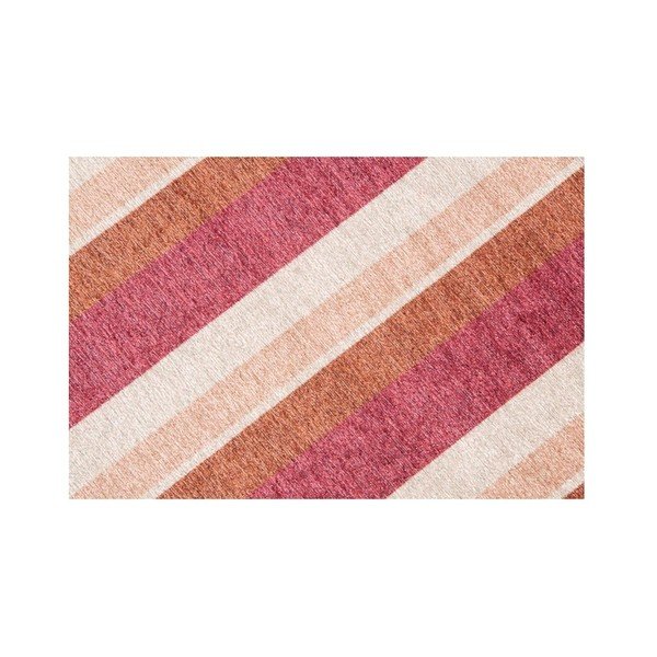 Червен и оранжев килим City Loft Stripes, 80 x 130 cm - Floorita-image-3