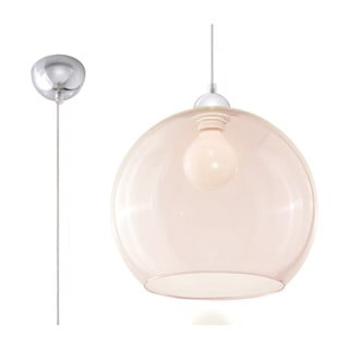 Бежова висяща лампа със стъклен абажур ø 30 cm Bilbao - Nice Lamps