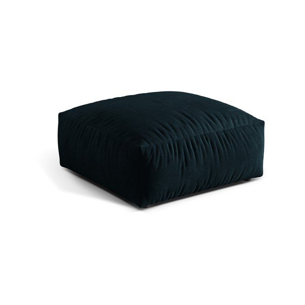Тъмносиня кадифена модулна табуретка Martina – Micadoni -image-1