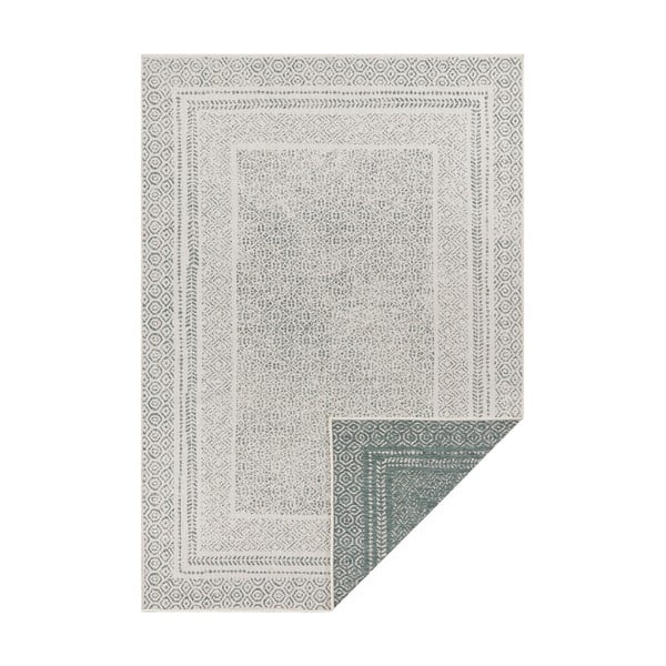 Зелен и бял килим на открито Берлин, 200 x 290 cm - Ragami