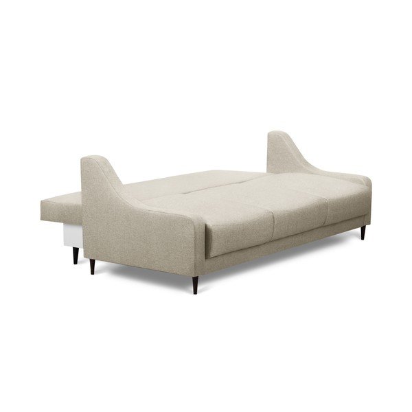 Бежов разтегателен диван с място за съхранение Ancolie, 215 cm - Mazzini Sofas-image-2