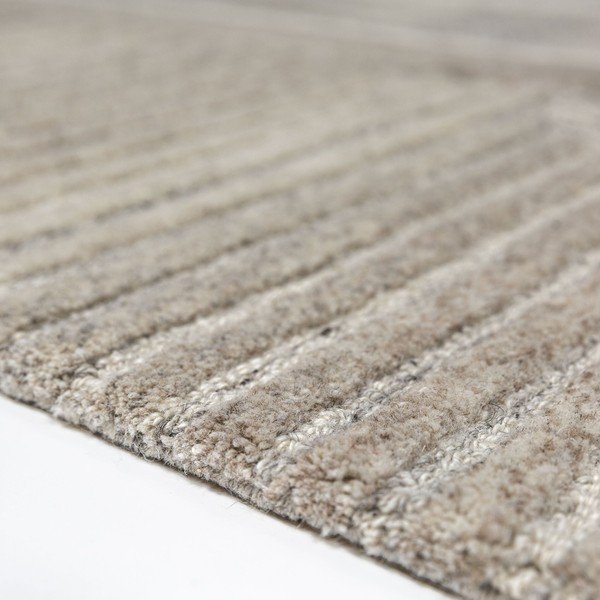 Сиво-бежов ръчно изработен вълнен килим 140x200 cm Lira  – Flair Rugs-image-2