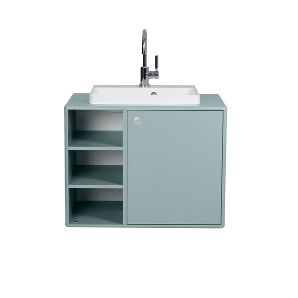 Висящ шкаф с умивалник без смесител в мента 80x62 cm Color Bath - Tom Tailor