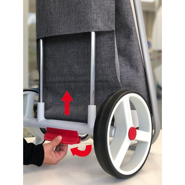 Пазарска чанта на колелца 53 l Com Tweed Polar Black Tube – Rolser-image-1