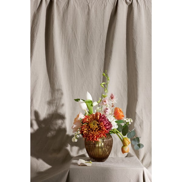 Ваза от кафяво стъкло, височина 14 cm Hammershøi - Kähler Design-image-1