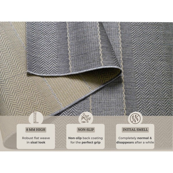 Сива външна пътека , 80 x 200 cm Sunshine - Hanse Home-image-3