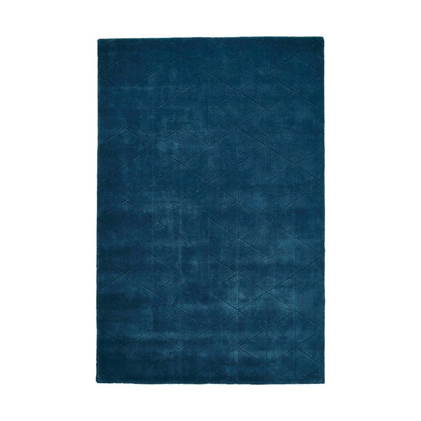 Син вълнен килим , 120 x 170 cm Kasbah - Think Rugs