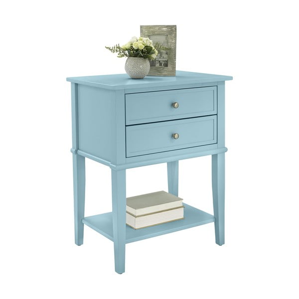 Светлосиньо нощно шкафче Franklin – Støraa-image-2