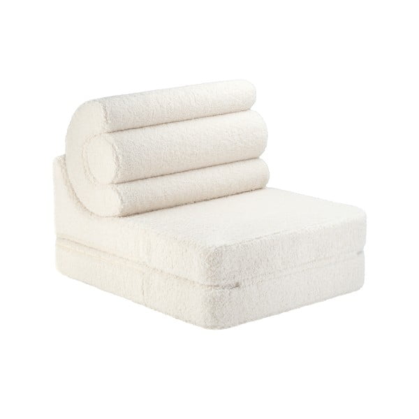 Кремав детски стол от букле Flipster – Wigiwama