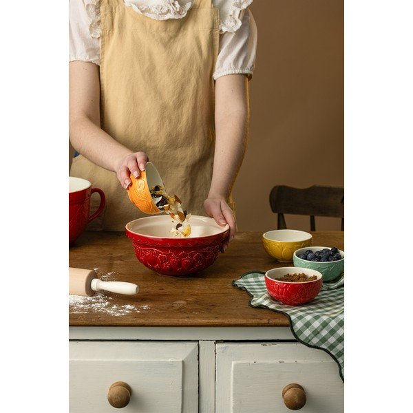 Червена глинена купа ø 21 cm Fruits Strawberry – Mason Cash-image-4