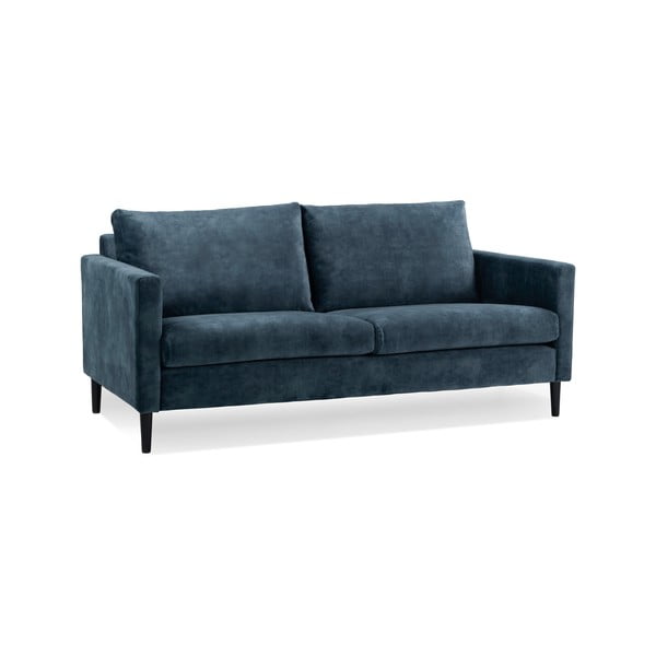 Тъмносин кадифен диван 153 cm Adagio - Scandic-image-2