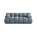 Сив кадифен модулен диван 188 cm Bellis – Micadoni 