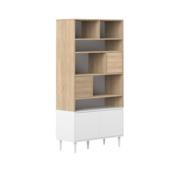 Библиотека в дъбов декор Horizon - TemaHome-image-4