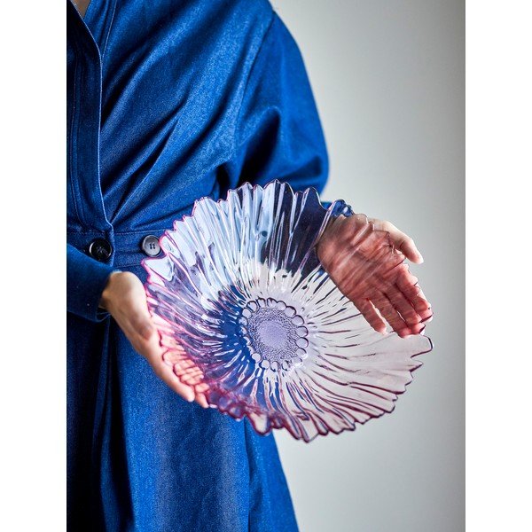 Светлорозова стъклена купа ø 31 cm Mariko – Bloomingville-image-2