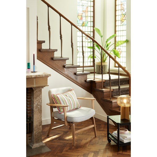 Оранжева настолна лампа със стъклен абажур (височина 36 cm) Podium – Hübsch-image-3