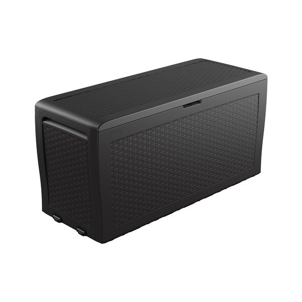 Тъмносива пластмасова градинска кутия за съхранение Samoa – Keter-image-2